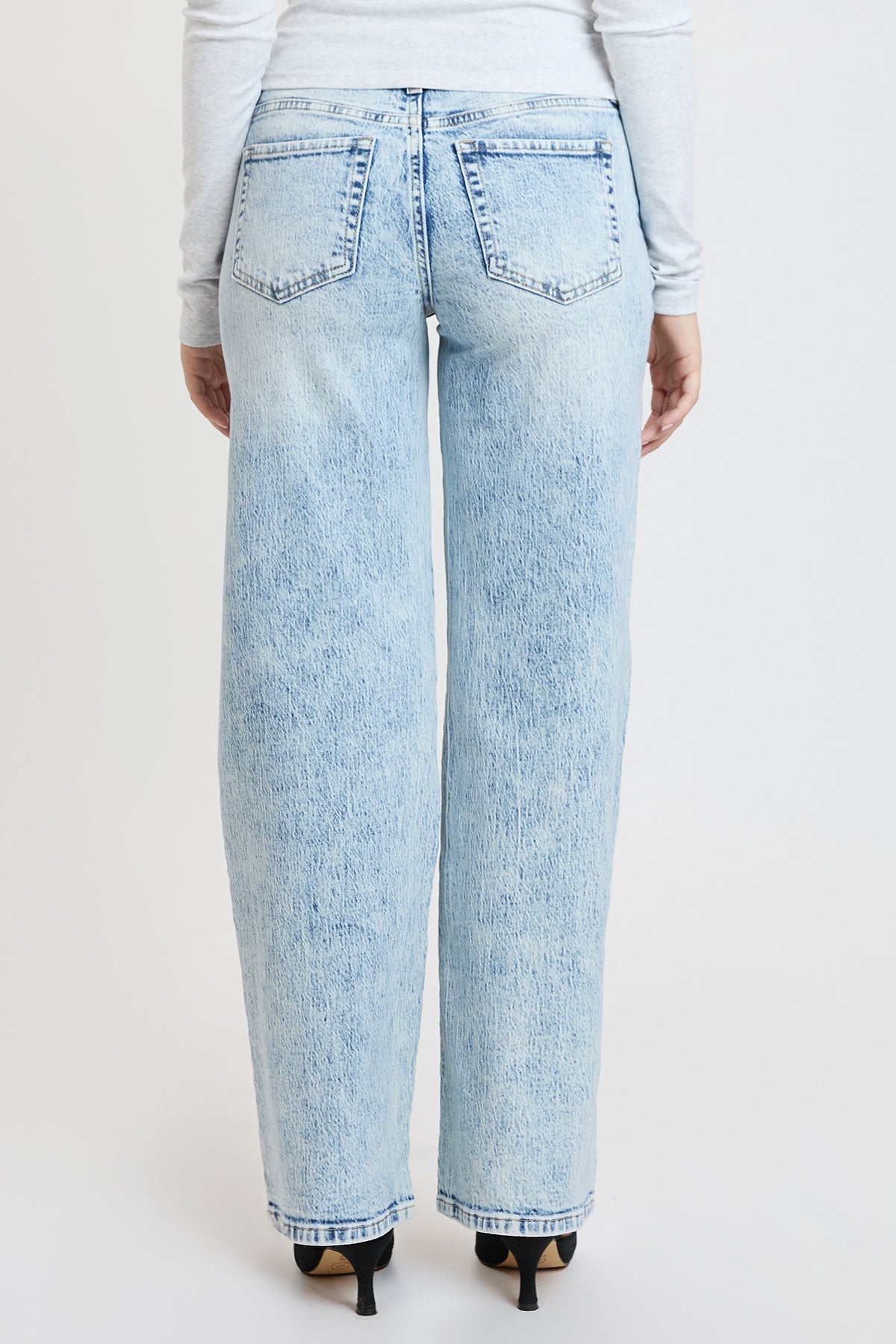 Women's Luxe Britney Wide Leg Jeans YMI JEANS